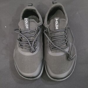 Tolos Lace Up Shoes Barefoot Women Size 6.5/Men Size 5 In Black